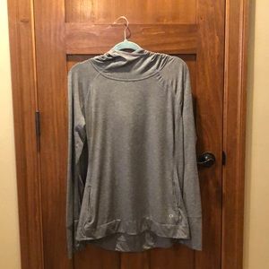 GapFit breathe, size L grey lightweight hoodie